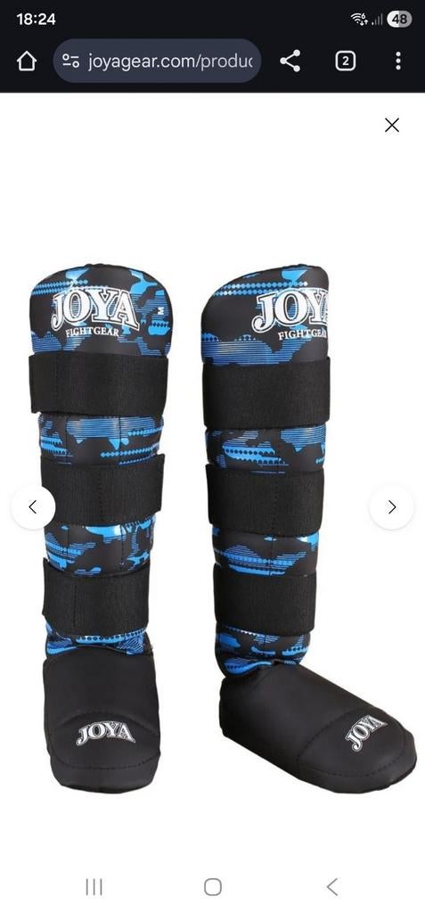 Joya Camo Scheenbeschermers Kinder Maat L - Nieuw, Overige, Vechtsportbescherming, Nieuw, Maat L