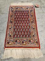 Handmade Persian wool Mir tapijt mini Red India 39x63cm, Persian Perzisch vintage oosters hype, 50 tot 100 cm, Ophalen of Verzenden