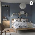 Splinternieuw Ikea bed,lattenbodems, goede matrassen 140x200, Huis en Inrichting, Ophalen, Wit, Tweepersoons, 140 cm