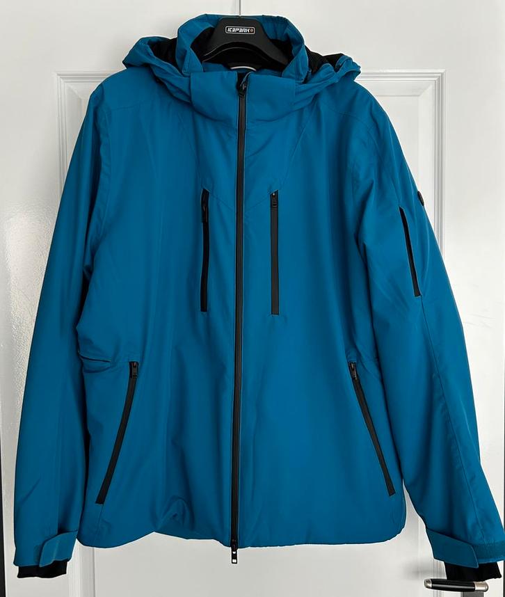 Zgan human nature xl ski-jack blauw, Kleding | Dames, Wintersportkleding, Zo goed als nieuw, Jack, Maat 46/48 (XL) of groter, Ophalen of Verzenden