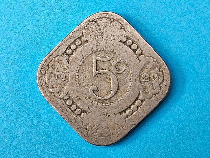 5 cent 1929 slechte kwaliteit, Postzegels en Munten, Munten | Nederland, Losse munt, 5 cent, Koningin Wilhelmina, Verzenden