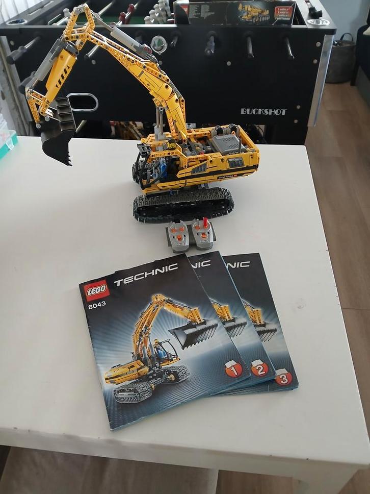 LEGO Technic 8043 Kraan met Afstandsbediening, Kinderen en Baby's, Speelgoed | Duplo en Lego, Gebruikt, Lego, Complete set, Ophalen of Verzenden