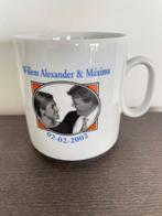 Beker Willem Alexander en Maxima 02-02-2002, Verzamelen, Koninklijk Huis en Royalty, Ophalen of Verzenden, Nieuw, Nederland, Servies