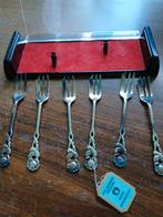 Verzilverde Gebaksvorkjes - Set van 6 in Doos, Ophalen of Verzenden