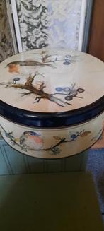 Vintage IRA Denmark Koektrommel met Vogelmotief, Ophalen of Verzenden