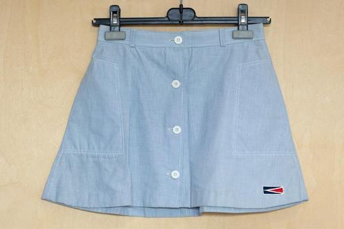 Ann Carol lichtblauw tennis rokje met knoopjes 34 XS, Kleding | Dames, Rokken, Zo goed als nieuw, Maat 34 (XS) of kleiner, Blauw