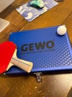 Professioneel Tafeltennis Batje + Case, Sport en Fitness, Tafeltennis, Ophalen of Verzenden, Gebruikt, Net, Batje(s) of Balletje(s)