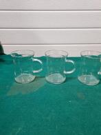 theemokken, 4 stuks, glas, met oor, Huis en Inrichting, Keuken | Servies, Ophalen of Verzenden, 'T Olde Gre-j, Info@toldegrej.nl