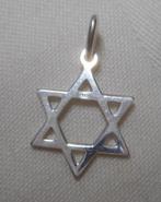 Zilveren hangertje David ster nr.1795, Verzenden, Zo goed als nieuw, Kruis of Symbool, Zilver