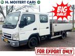 Mitsubishi Canter 3C13 3.0 DI 335 Dubbel Cabine / Open Laadb, Auto's, Bestelauto's, Gebruikt, 4 cilinders, 7 stoelen, Wit