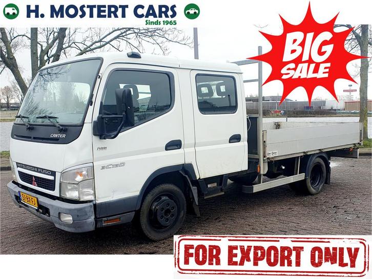 Mitsubishi Canter 3C13 3.0 DI 335 Dubbel Cabine / Open Laadb, Auto's, Bestelauto's, Bedrijf, Te koop, Airconditioning, Alarm, Centrale vergrendeling