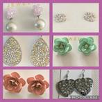 Diverse leuke trendy oorbellen, Sieraden, Tassen en Uiterlijk, Oorbellen, Overige materialen, Verzenden, Zo goed als nieuw, Knopjes of Stekers
