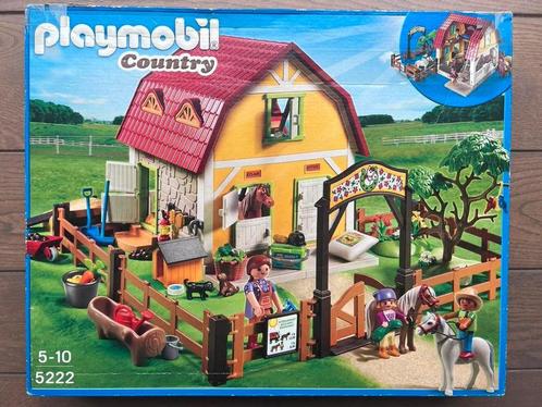 Boerderij / Ponyranch Playmobil Country nr. 5222, Kinderen en Baby's, Speelgoed | Playmobil, Gebruikt, Complete set, Ophalen of Verzenden