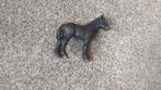 Schleich Percheron Veulen - Zwart, Ophalen of Verzenden, Zo goed als nieuw