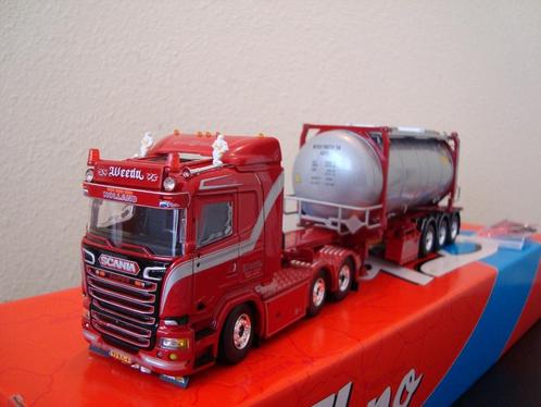 Tekno Scania R450 Streamline - Weeda Blacklist, Hobby en Vrije tijd, Modelauto's | 1:50, Zo goed als nieuw, Bus of Vrachtwagen