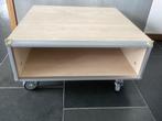 Nachtkastje, bijzettafel, salontafel, tafel op wielen, Huis en Inrichting, Tafels | Salontafels, Ophalen, 50 tot 100 cm, Vierkant