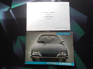 Instructieboekje voor de Citroën CX Benzine. jan. 1979.   beschikbaar voor biedingen