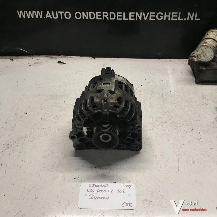 Vw Polo 1.2 B 3 cilinder 3 drs 2007 2500208  Dynamo 03D 903, Auto-onderdelen, Motor en Toebehoren, Gebruikt, Ophalen of Verzenden