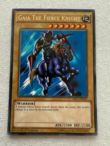 Gaia The Fierce Knight yugioh beschikbaar voor biedingen