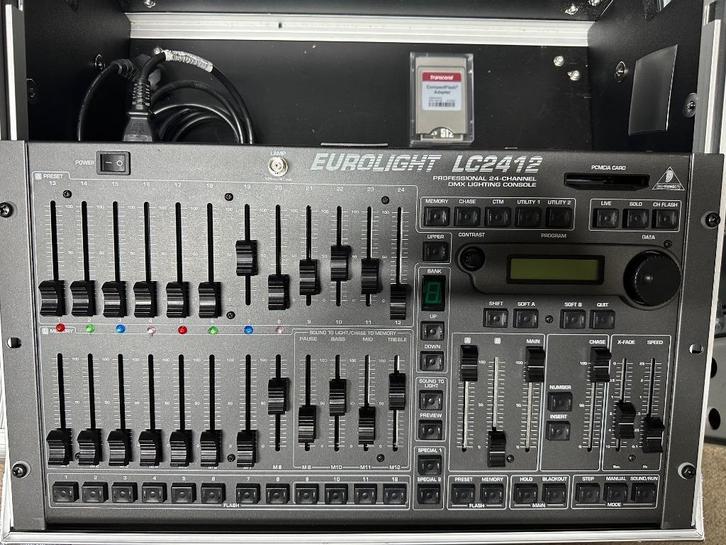Lichttafel DMX, Eurolight LC 2412, Muziek en Instrumenten, Licht en Laser, Gebruikt, Licht, Ophalen