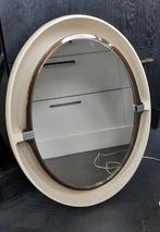 Vintage Allibert A136 kunststof spiegel met verlichting, Huis en Inrichting, Ophalen, Overige typen, Minder dan 100 cm