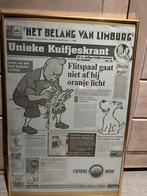 Ofset plaat kuifjes krant, Ophalen of Verzenden, Kuifje