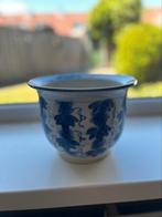 Pot delfs blauw, Ophalen, Zo goed als nieuw, Rond, Minder dan 25 cm