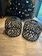 Lampenkap zwart, Huis en Inrichting, Woonaccessoires | Kandelaars en Kaarsen, Ophalen, Zwart, Zo goed als nieuw, Metaal