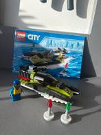 60114 Lego City raceboot, Ophalen of Verzenden, Zo goed als nieuw