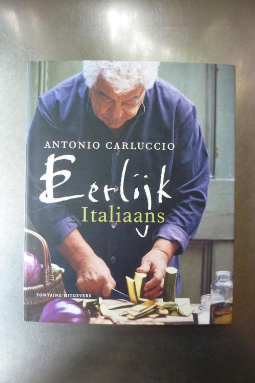 Eerlijk Italiaans - Antonio Carluccio, Boeken, Kookboeken, Zo goed als nieuw, Italië, Ophalen of Verzenden