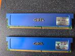 Geheugen strips 2 stuks van 1gb pc3200 ddr400, Computers en Software, RAM geheugen, Ophalen of Verzenden, Desktop