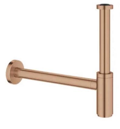 Grohe design sifon 1 1/4 warm sunset geborsteld, Doe-het-zelf en Verbouw, Sanitair, Nieuw, Overige typen, Koper, Ophalen of Verzenden