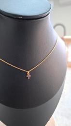 Gouden ketting 9K met hanger van robijn, Ophalen, Met hanger, Nieuw, Goud