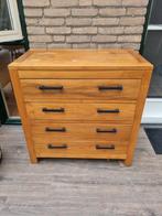 Teakhouten ladekast, Ophalen, Teakhout, 50 tot 100 cm, Zo goed als nieuw