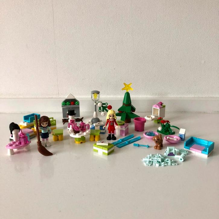 Lego Friends advent kalender Set, Kinderen en Baby's, Speelgoed | Duplo en Lego, Gebruikt, Lego, Losse stenen, Ophalen of Verzenden
