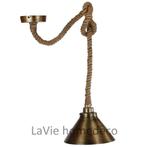 Mancave hanglamp aan touw, Huis en Inrichting, Lampen | Hanglampen, Verzenden, Nieuw, Metaal, Minder dan 50 cm