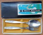 Gero Zilvium Vintage vork en lepel, Antiek en Kunst, Ophalen of Verzenden