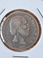 1/2 Gulden 1860 in een wat mindere kwaliteit., ½ gulden, Koning Willem III, Zilver, Ophalen of Verzenden