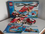 Lego City 7206 Brandweerhelikopter - Complete Set, Ophalen of Verzenden, Zo goed als nieuw, Complete set, Lego