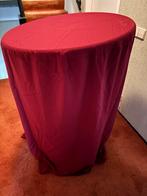 Statafel met rode hoes, Ophalen of Verzenden, Zo goed als nieuw