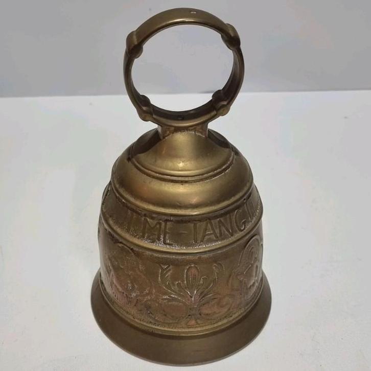 Grote Messing tafelbel, Antiek en Kunst, Antiek | Koper en Brons, Koper, Ophalen of Verzenden