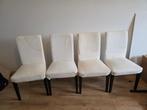 Set van 4 stoelen, Huis en Inrichting, Stoelen, Ophalen, Hout, Gebruikt, Wit