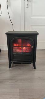 Elektrische haard met verwarming, Huis en Inrichting, Haarden, Ophalen, Zo goed als nieuw, Vrijstaande haard, Elektrische haard