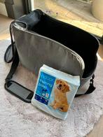 Stevige grijze draagtas voor de hond, met zak puppy pads, Dieren en Toebehoren, Honden-accessoires, Ophalen, Gebruikt