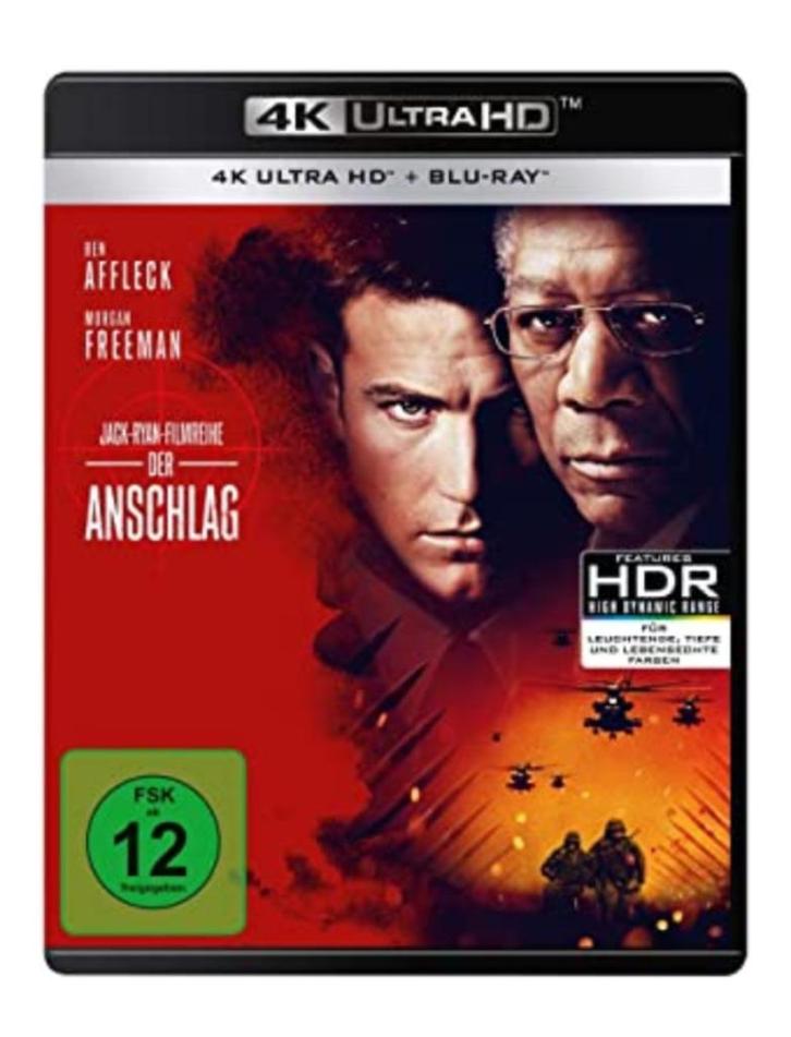 Sum Of All Fears 4K UHD Nieuw Geseald., Cd's en Dvd's, Blu-ray, Nieuw in verpakking, Actie, Ophalen of Verzenden