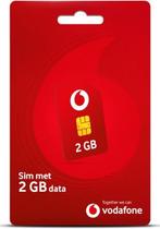 Vodafone 2GB sim cards, Ophalen of Verzenden, Nieuw