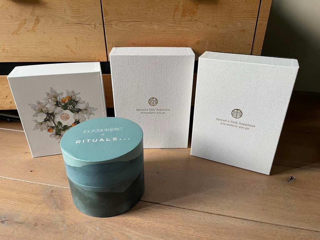 Rituals verpakkingen (leeg) 4x, Ophalen of Verzenden, Gebruikt