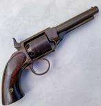 Antieke pocket revolver, usa, percussie 1857, James Warner, Antiek en Kunst, Ophalen of Verzenden