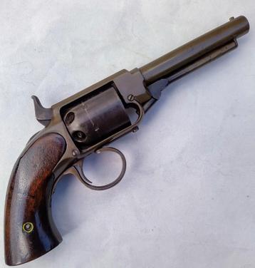 Antieke pocket revolver, usa, percussie 1857, James Warner