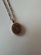 Mi moneda rose ketting met hanger, Sieraden, Tassen en Uiterlijk, Ophalen of Verzenden, Zo goed als nieuw, Roze, Overige materialen